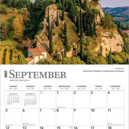 Browntrout Italie / Italy Kalender 2027