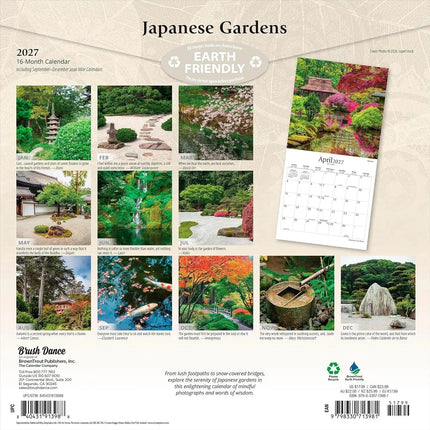 Browntrout Japanese Gardens Kalender 2027