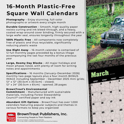 Browntrout Jeep Kalender 2026