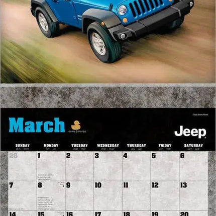 Browntrout Jeep Kalender 2027