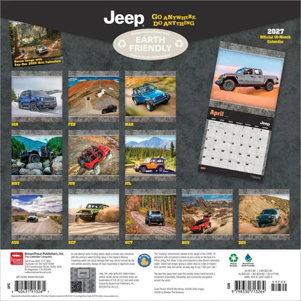 Browntrout Jeep Kalender 2027