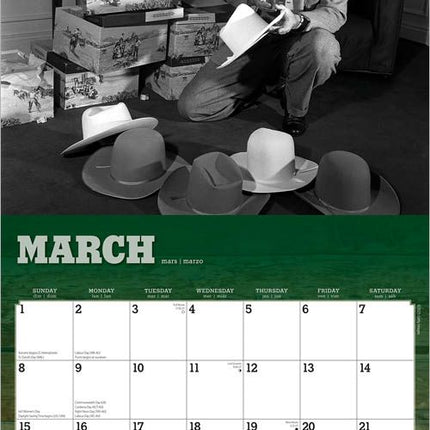 Browntrout John Wayne Kalender 2026