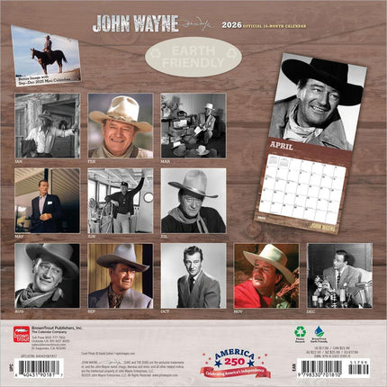 Browntrout John Wayne Kalender 2026