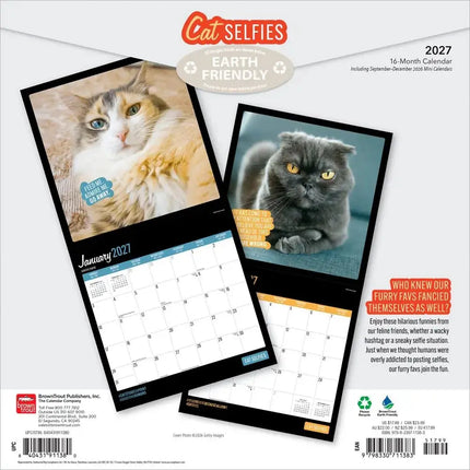 Browntrout Katten Selfies Kalender 2027