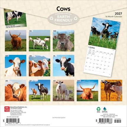 Browntrout Koeien Kalender 2027