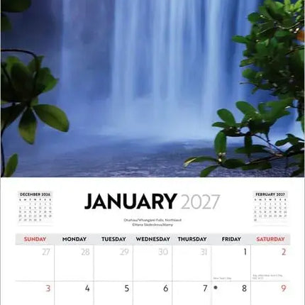 Browntrout Majestic New Zealand Kalender 2027