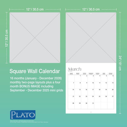 Browntrout Monet's Tuin Kalender 2026