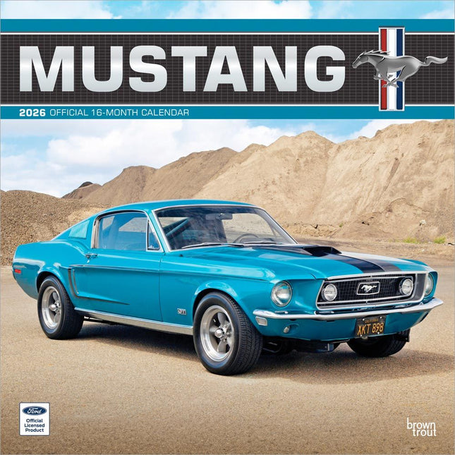 Browntrout Mustang Kalender 2026