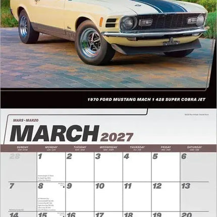 Browntrout Mustang Kalender 2027