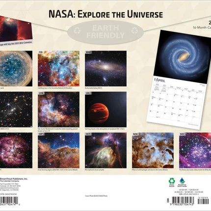 Browntrout NASA Explore the Universe Kalender 2026 Deluxe