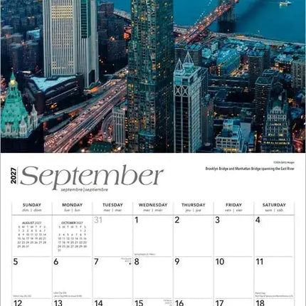 Browntrout New York City Kalender 2027
