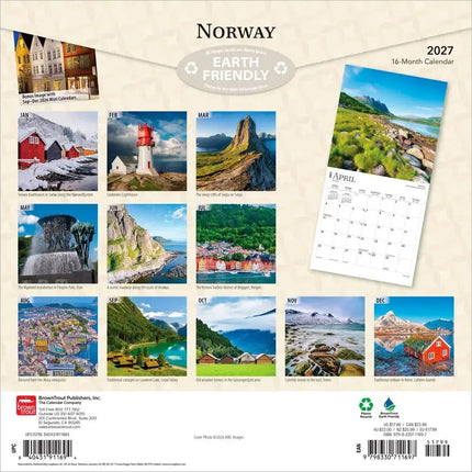 Browntrout Noorwegen / Norway Kalender 2027