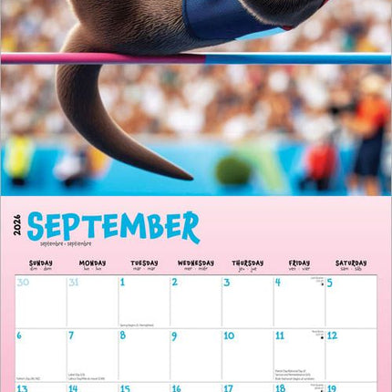 Browntrout Otter Olympics Kalender 2026
