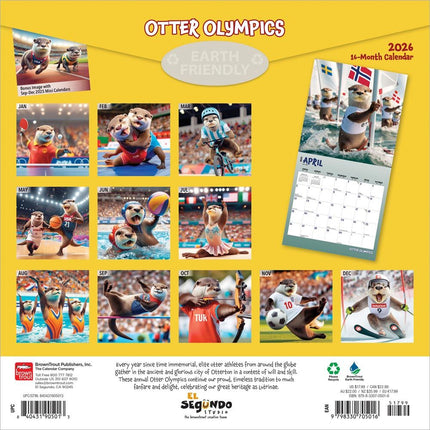 Browntrout Otter Olympics Kalender 2026
