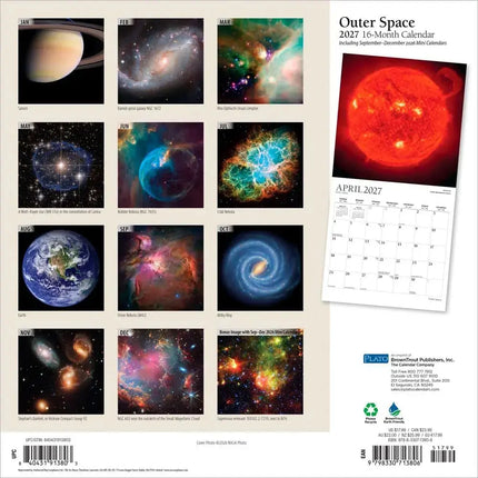 Browntrout Outer Space Kalender 2027