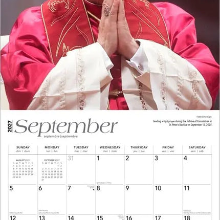 Browntrout Paus Leo Kalender 2027