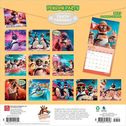 Browntrout Pinguïn Party Kalender 2027