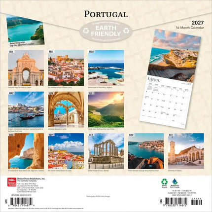 Browntrout Portugal Kalender 2027