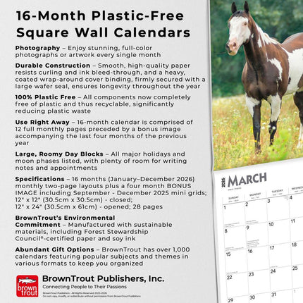 Browntrout Quarter Horse Kalender 2026