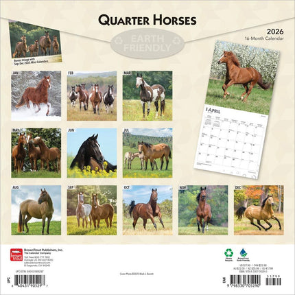Browntrout Quarter Horse Kalender 2026
