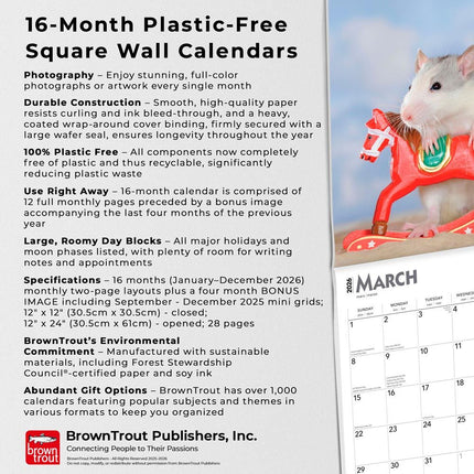 Browntrout Ratten Kalender 2026
