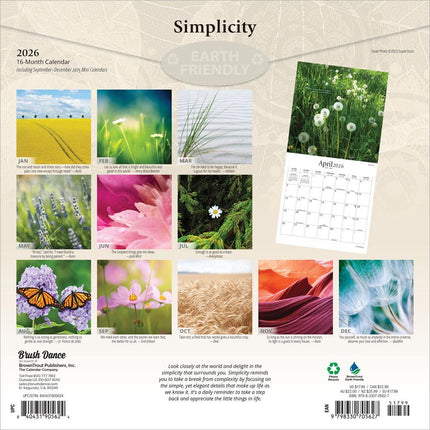 Browntrout Simplicity Kalender 2026