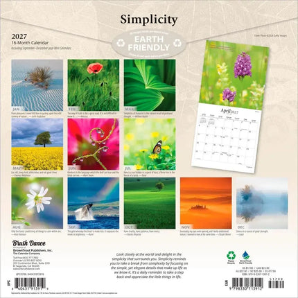 Browntrout Simplicity Kalender 2027