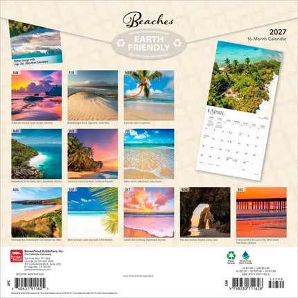 Browntrout Stranden Kalender 2027