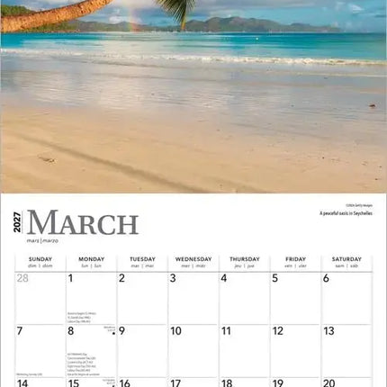Browntrout Stranden Kalender 2027