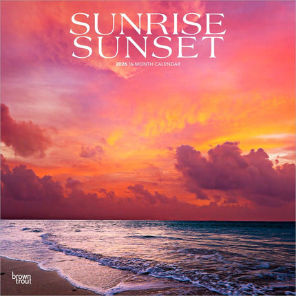 Browntrout Sunrise Sunset Kalender 2026