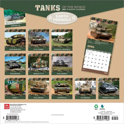Browntrout Tanks of the World Kalender 2027