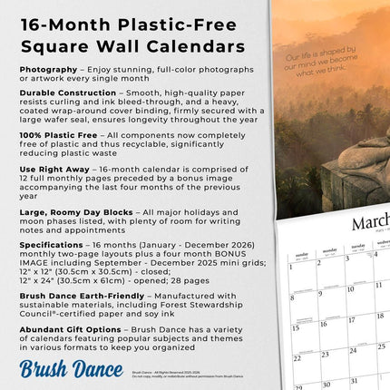 Browntrout Timeless Buddha Kalender 2026