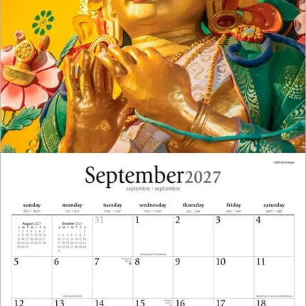 Browntrout Timeless Buddha Kalender 2027