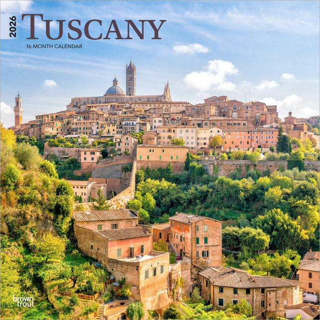 Browntrout Toscane Kalender 2026