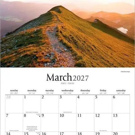 Browntrout Tranquility Kalender 2027