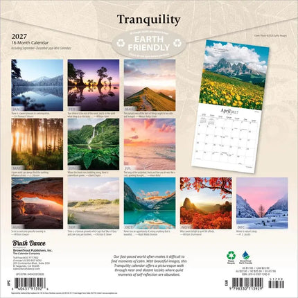 Browntrout Tranquility Kalender 2027