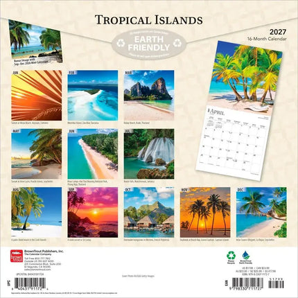 Browntrout Tropical Islands Kalender 2027