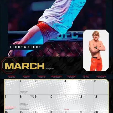 Browntrout UFC Athletes Kalender 2027