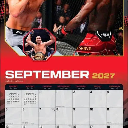 Browntrout UFC Championship Bouts Kalender 2027