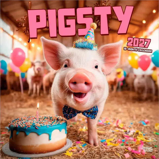 Browntrout Varkens Party Kalender 2027