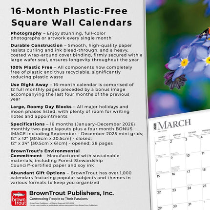 Browntrout Wild Flowers Kalender 2026