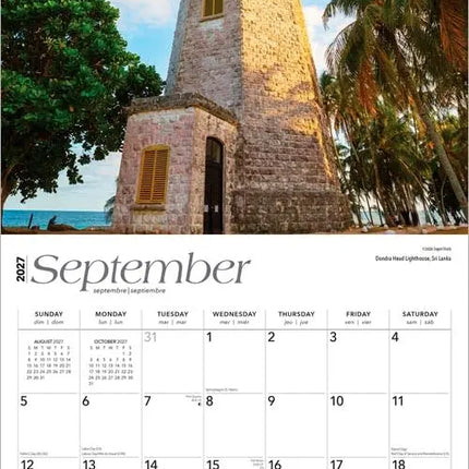 Browntrout World's Greatest Lighthouses Kalender 2027