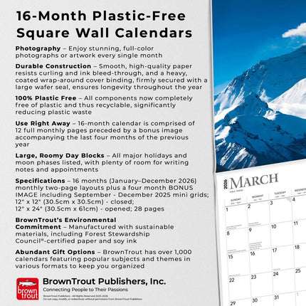 Browntrout World's Greatest Mountains Kalender 2026