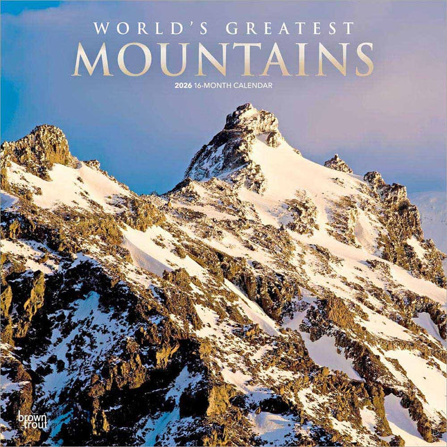 Browntrout World's Greatest Mountains Kalender 2026