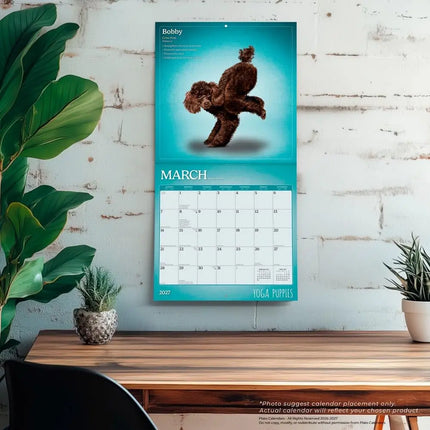 Browntrout Yoga Puppies Kalender 2027