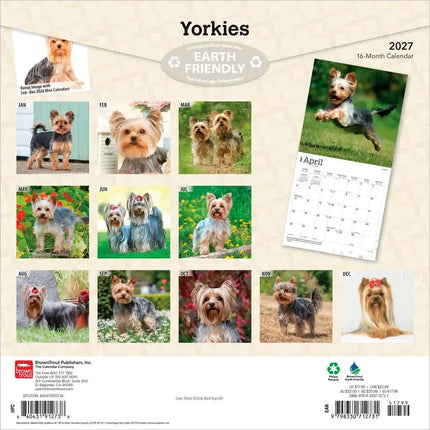 Browntrout Yorkshire Terrier Kalender 2027