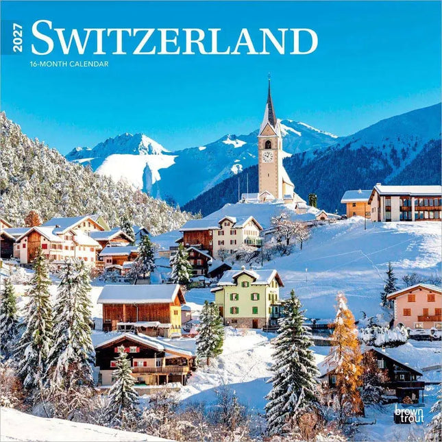 Browntrout Zwitserland / Switzerland Kalender 2027