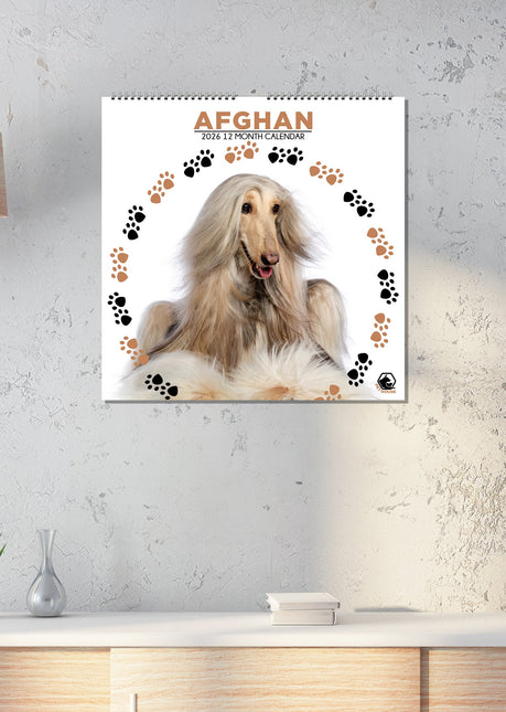 CalendarsRUs Afghaanse Windhond Kalender 2026