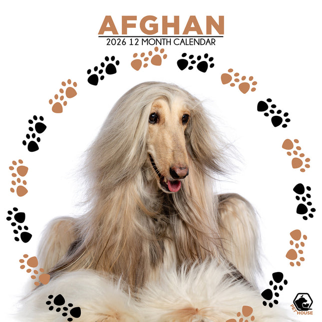 CalendarsRUs Afghaanse Windhond Kalender 2026