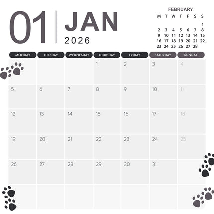CalendarsRUs Afghaanse Windhond Kalender 2026